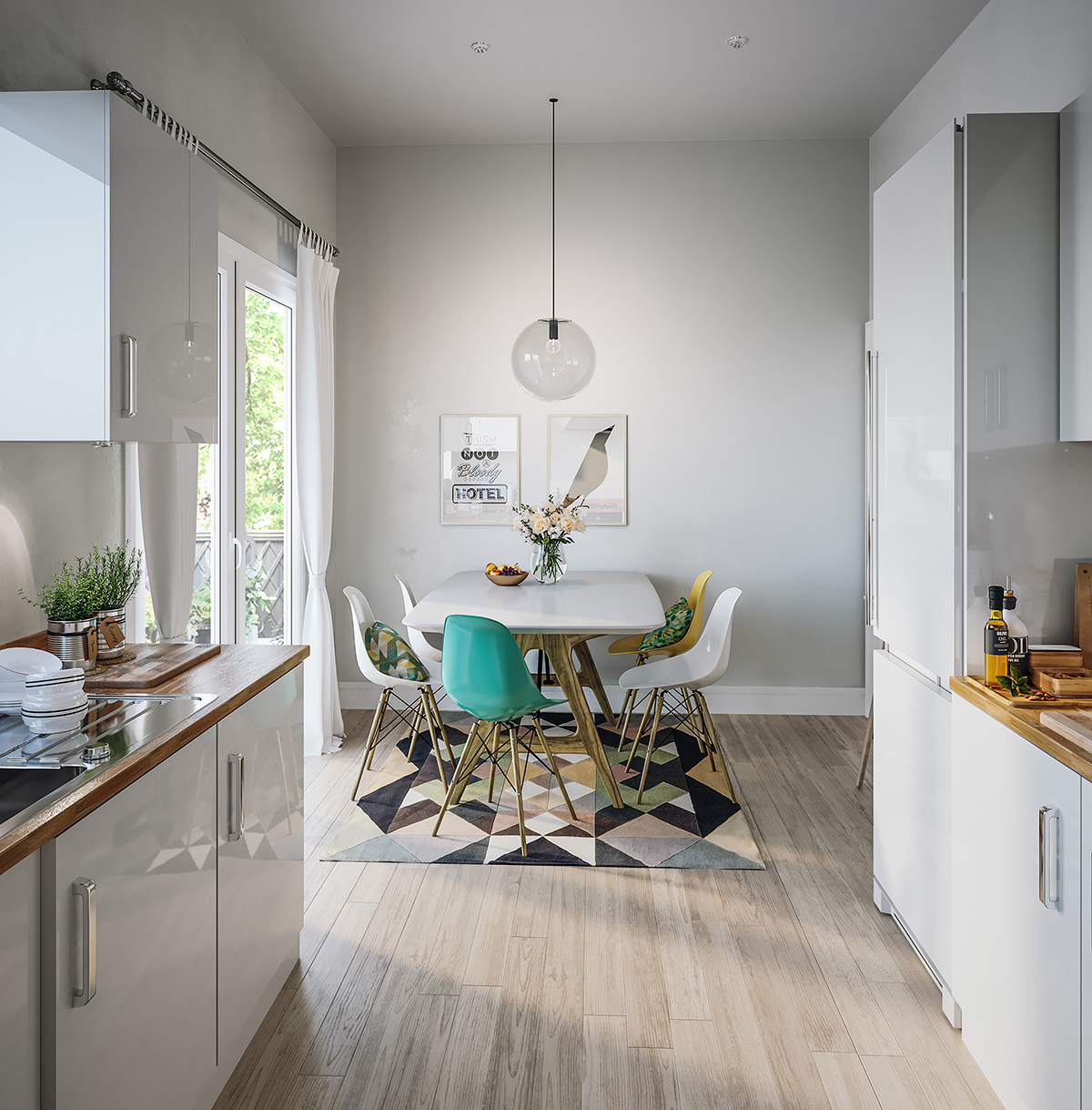 Kitchen Interior CGI