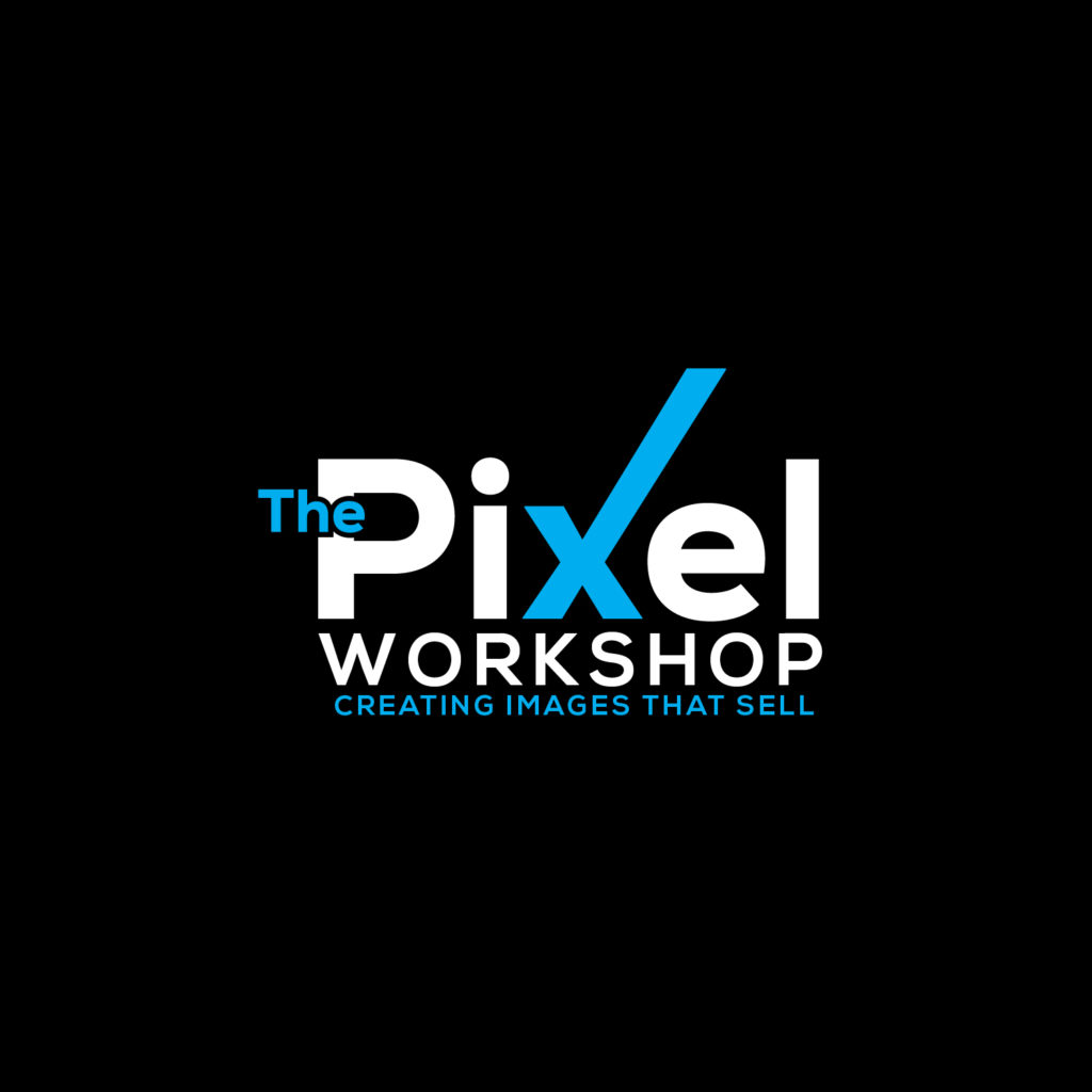 Pixel Logo on Black background