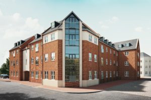 Liberty House Exterior CGI for William H Brown Estate Agents