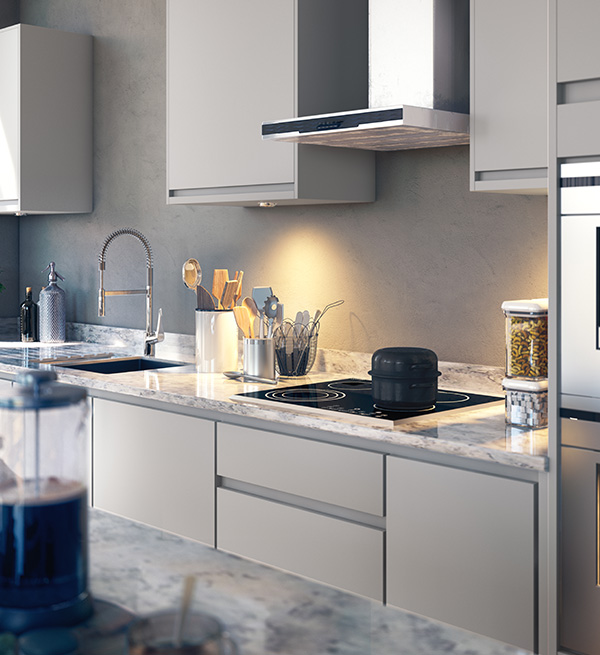 kitchen image focused on cooking area - interior cgi package