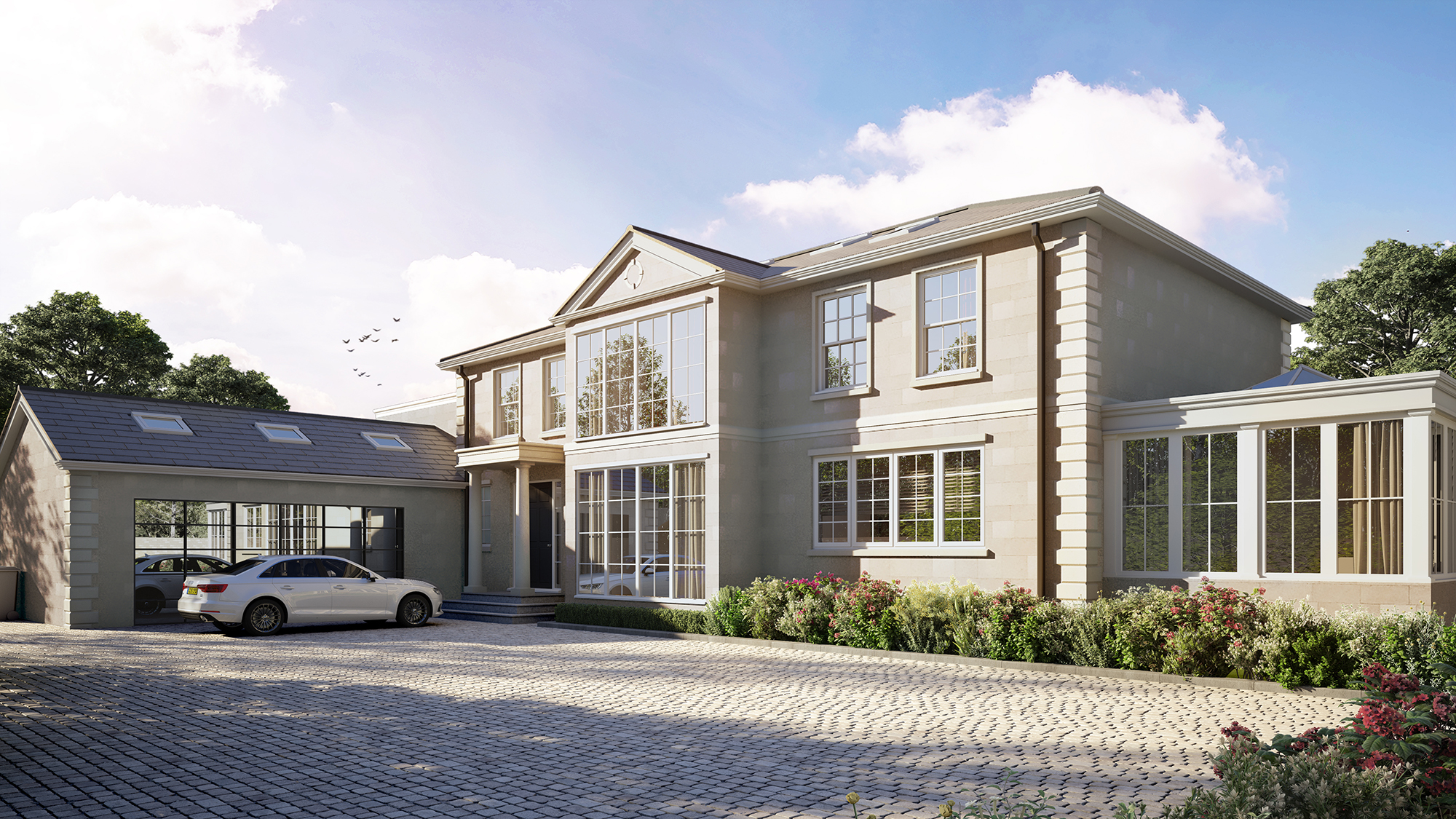 3D visualisation of the West Park residential development