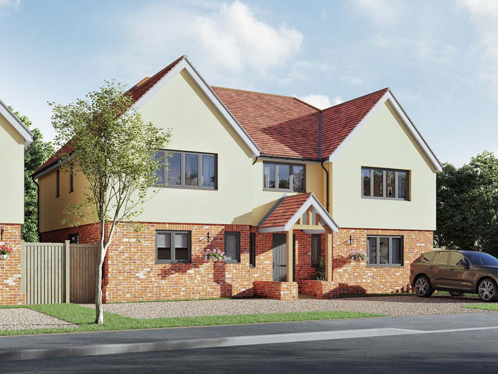 Exterior CGI - 4 bed detached house