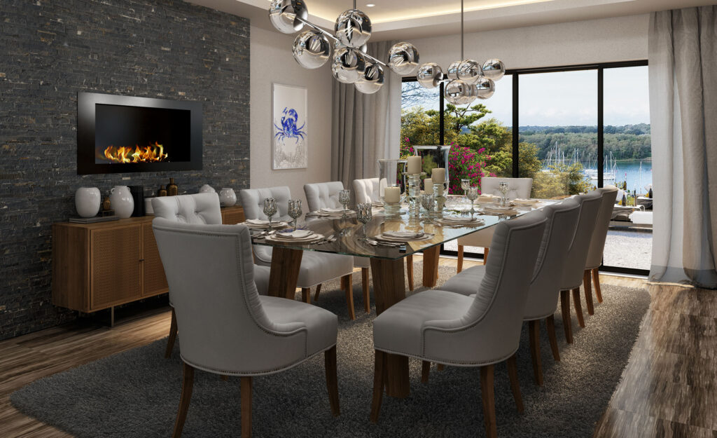 Dining room - 3D rendering services