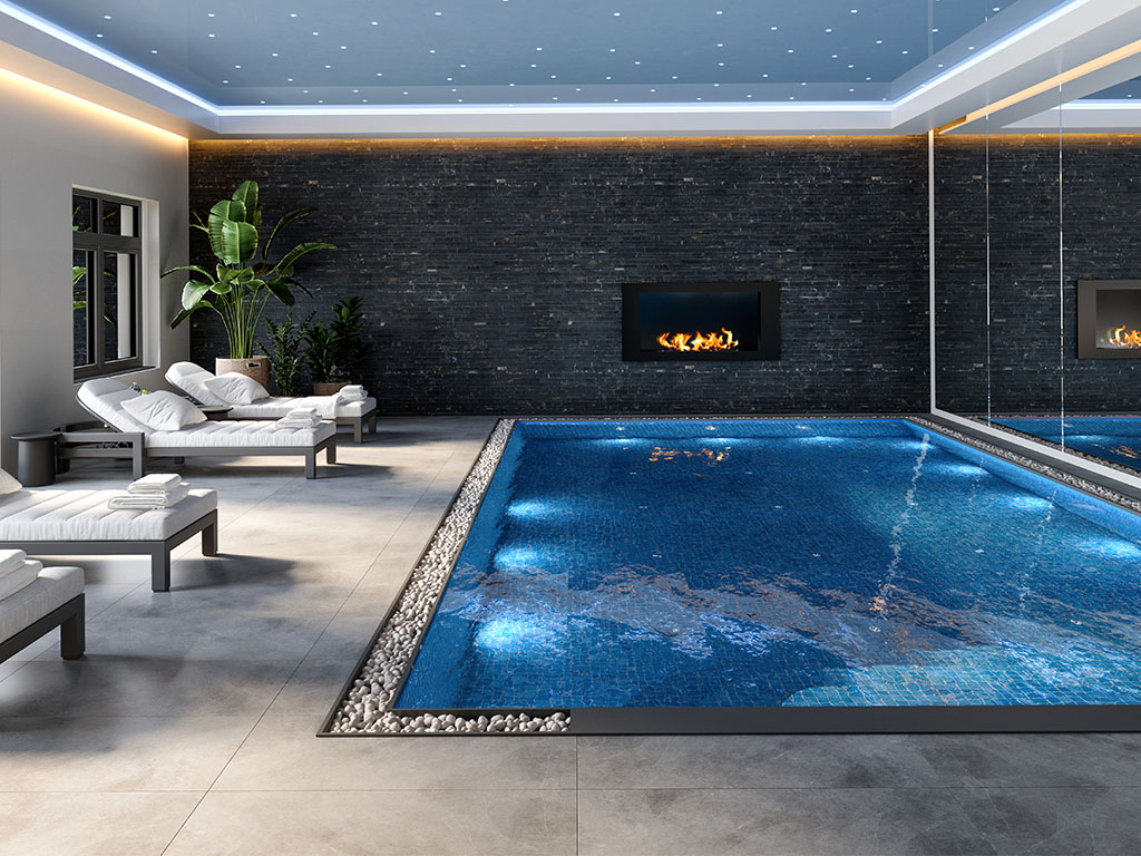 Swimming pool - 3D interior visualisations 