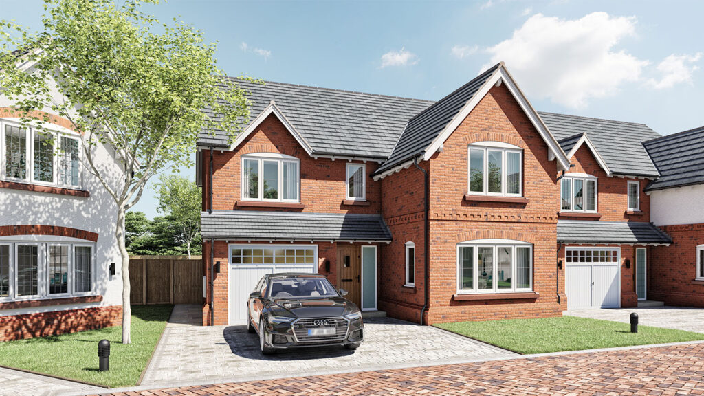 Luxury home in Cheshire - 3D visualisation 