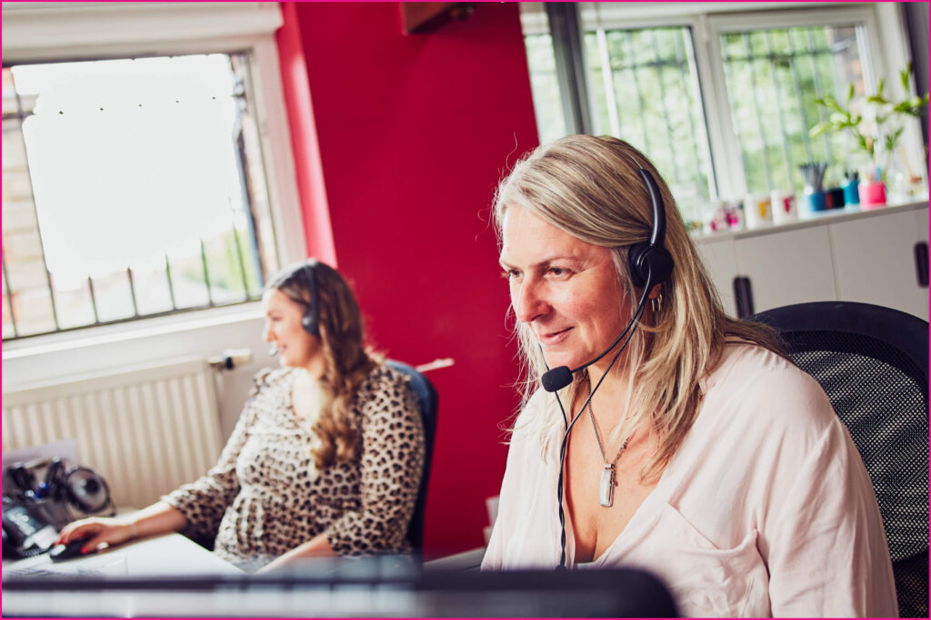 Staff at their desks in The Pixel Workshop studio