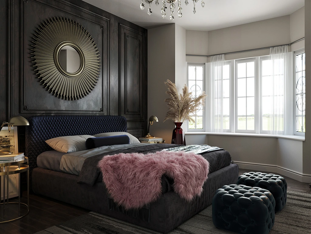 3D CGI Bedroom Image Chichester