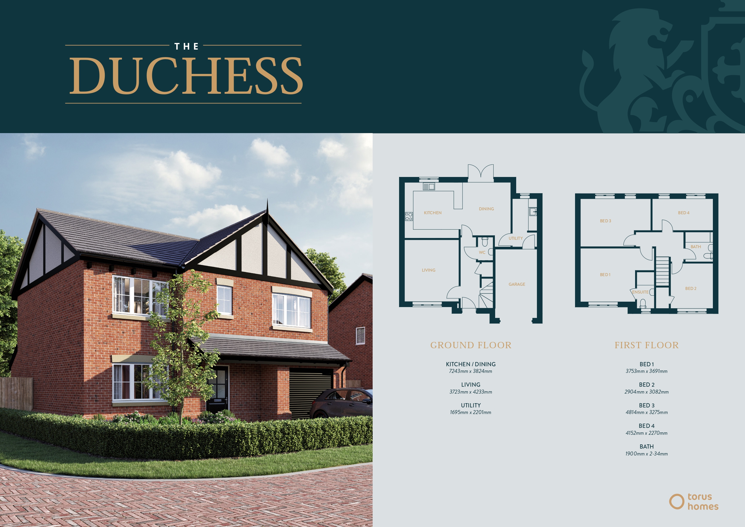 Example of a property development brochure page