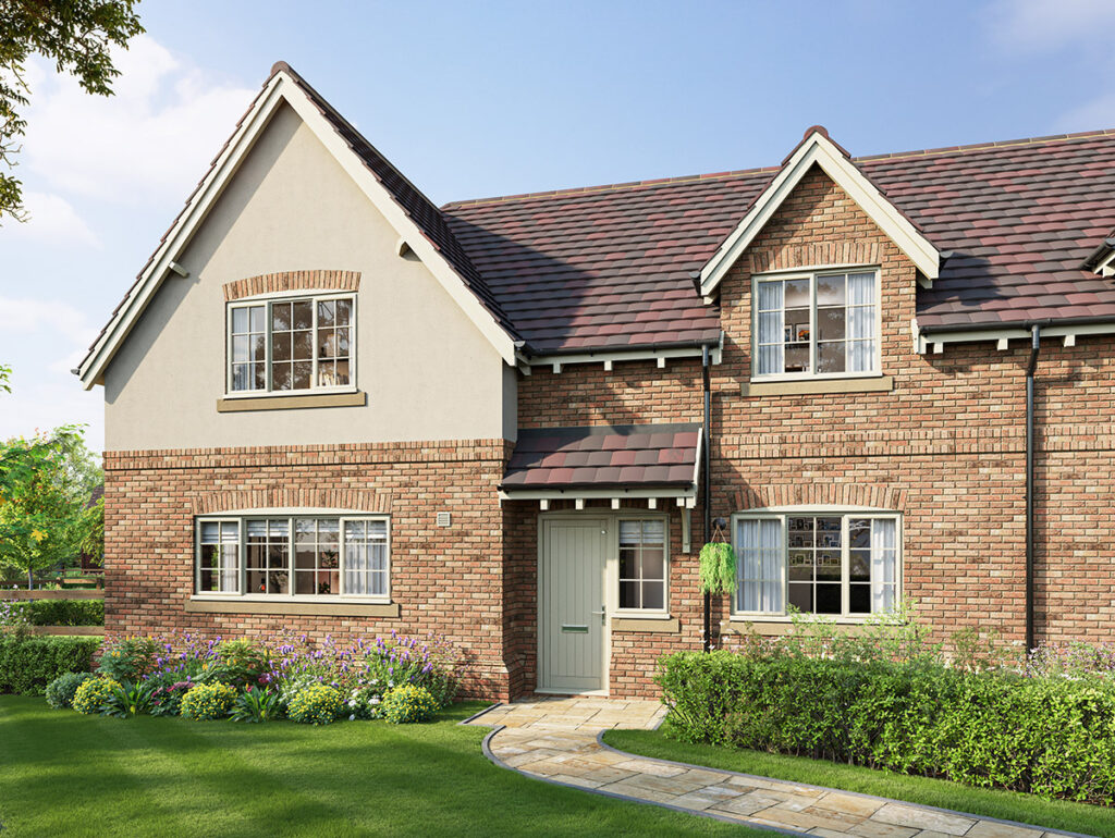 CGI of CB Homes Calveley 8-plot residential development in Cheshire