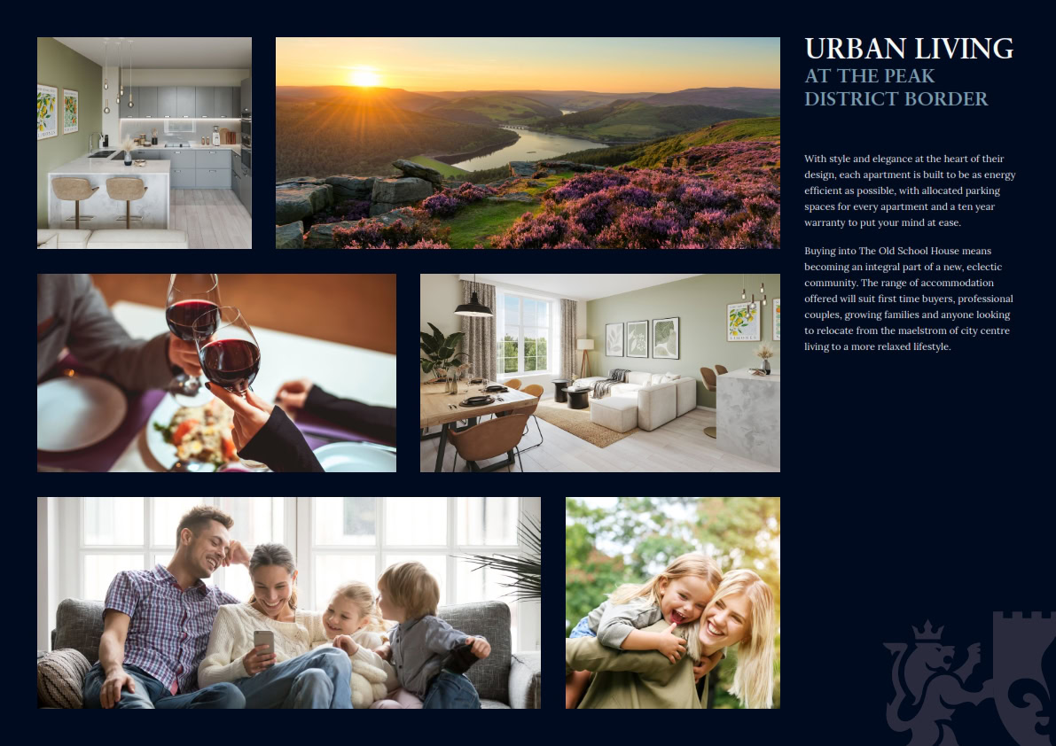 Property brochures example showing Lifestyle