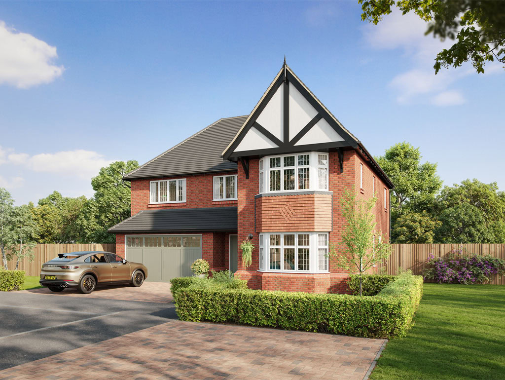 House type CGI Detached house