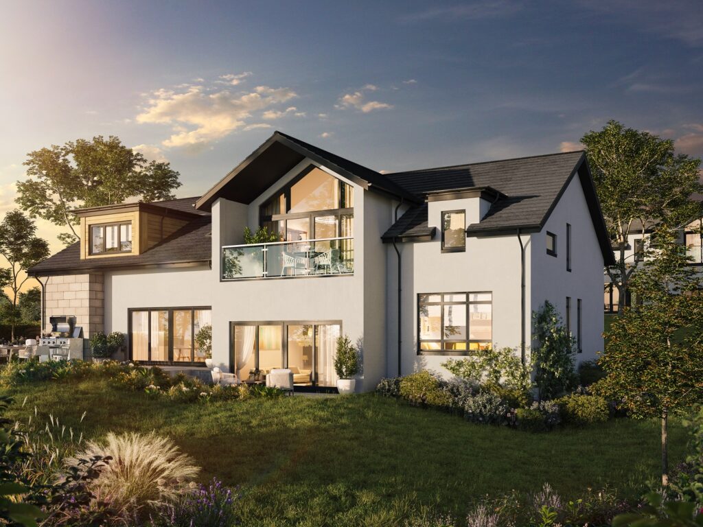 Blanefield Exterior CGI Large House