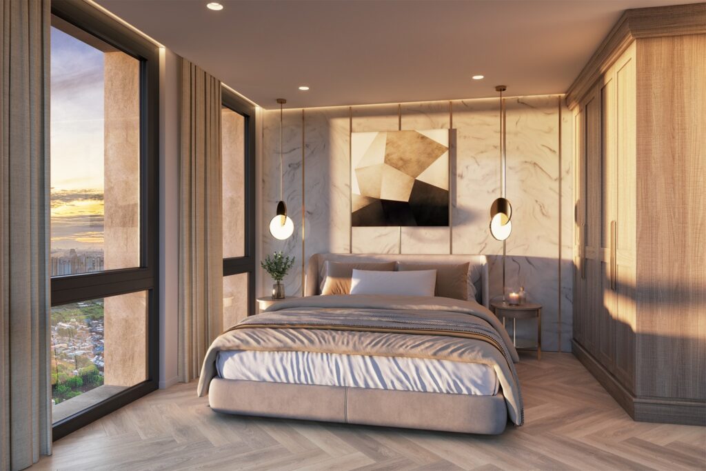 Apartment Bedroom CGI