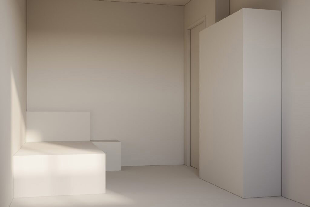 Interior styling preview option 1, AI-generated mock-up