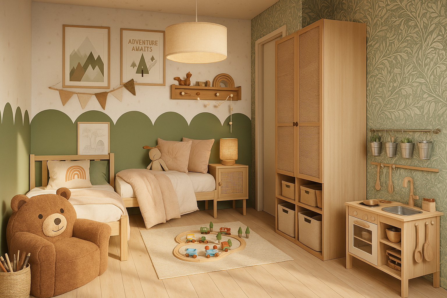 Interior styling preview option 4, AI-generated mock-up