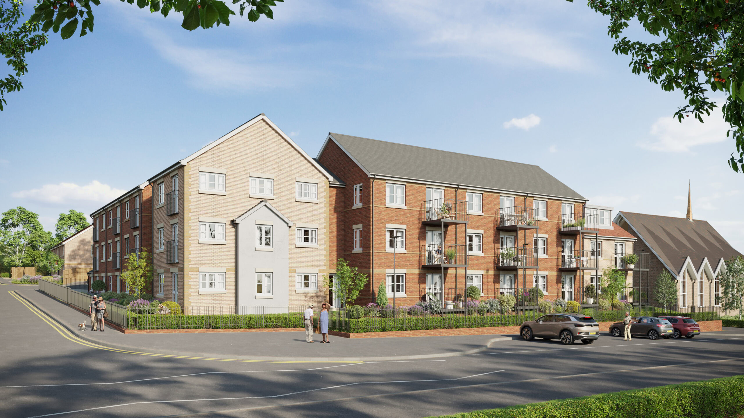 Churchill Living, Haverhill — front elevation CGI