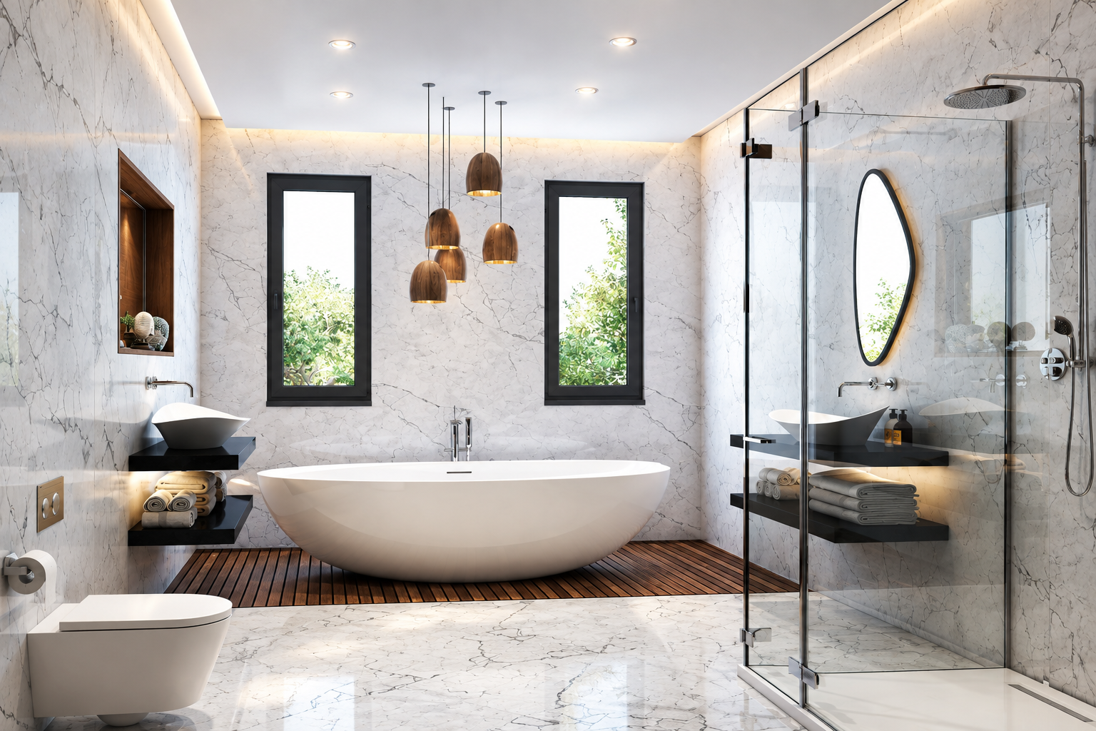 Bathroom / En-suite interior visualisation