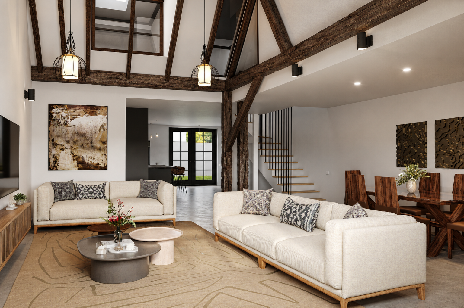 Living Room interior visualisation