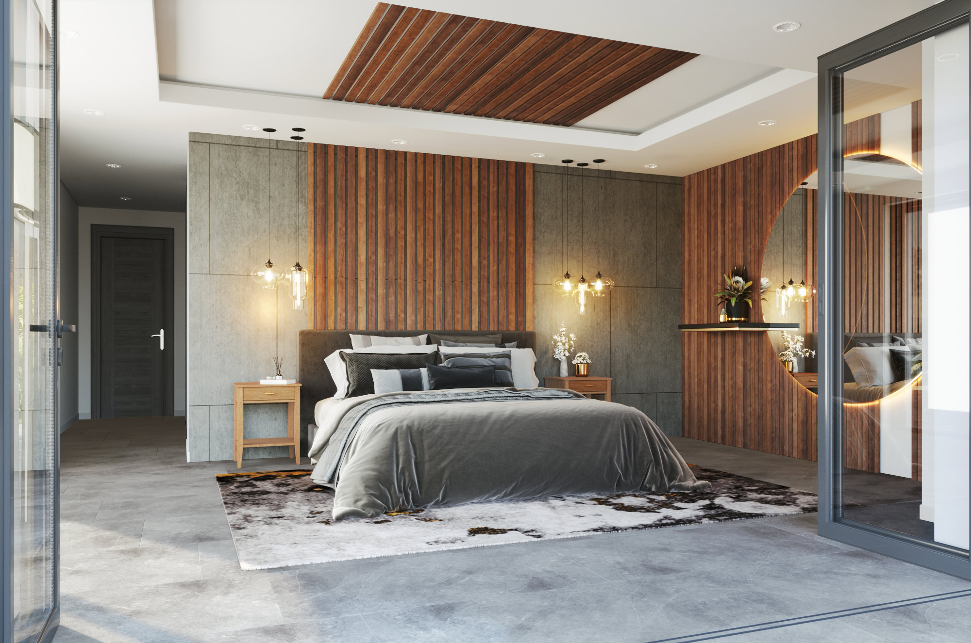 Master Bedroom interior visualisation